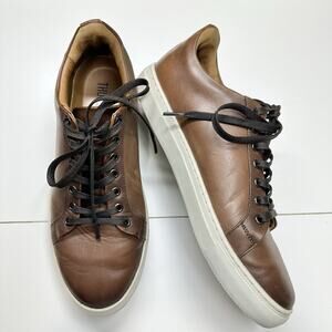 Thursday Boot Co. Premier Low Top Leather Sneakers Mens 8.5 Coffee Brown Shoes